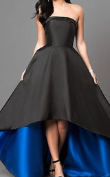 Temptation Dress 6018 Black/Royal