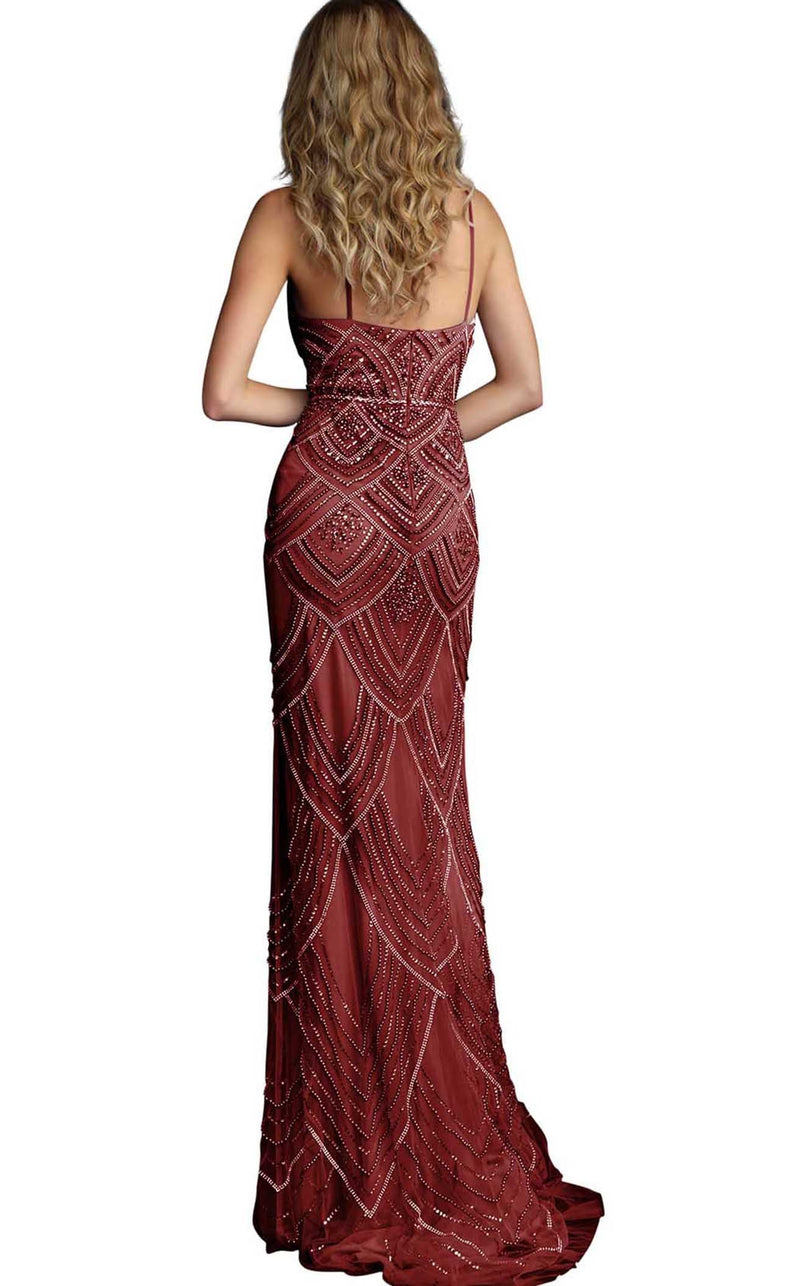 Jovani 60653BG Burgundy