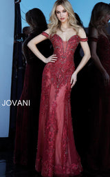 Jovani 60863BG Burgundy