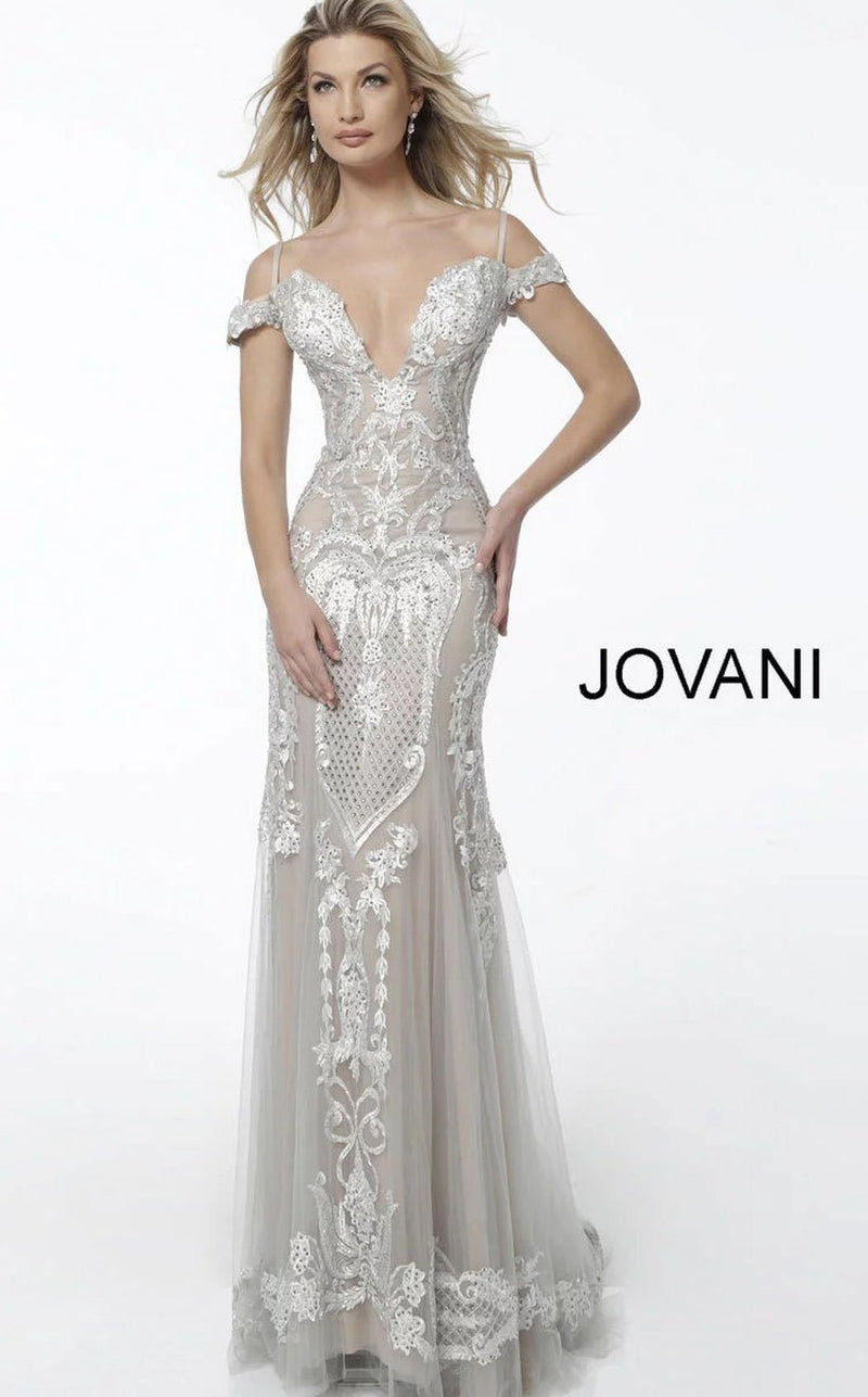 Jovani 60864 Taupe