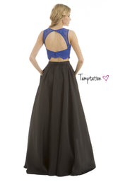 Temptation Dress 6100 Royal/Black