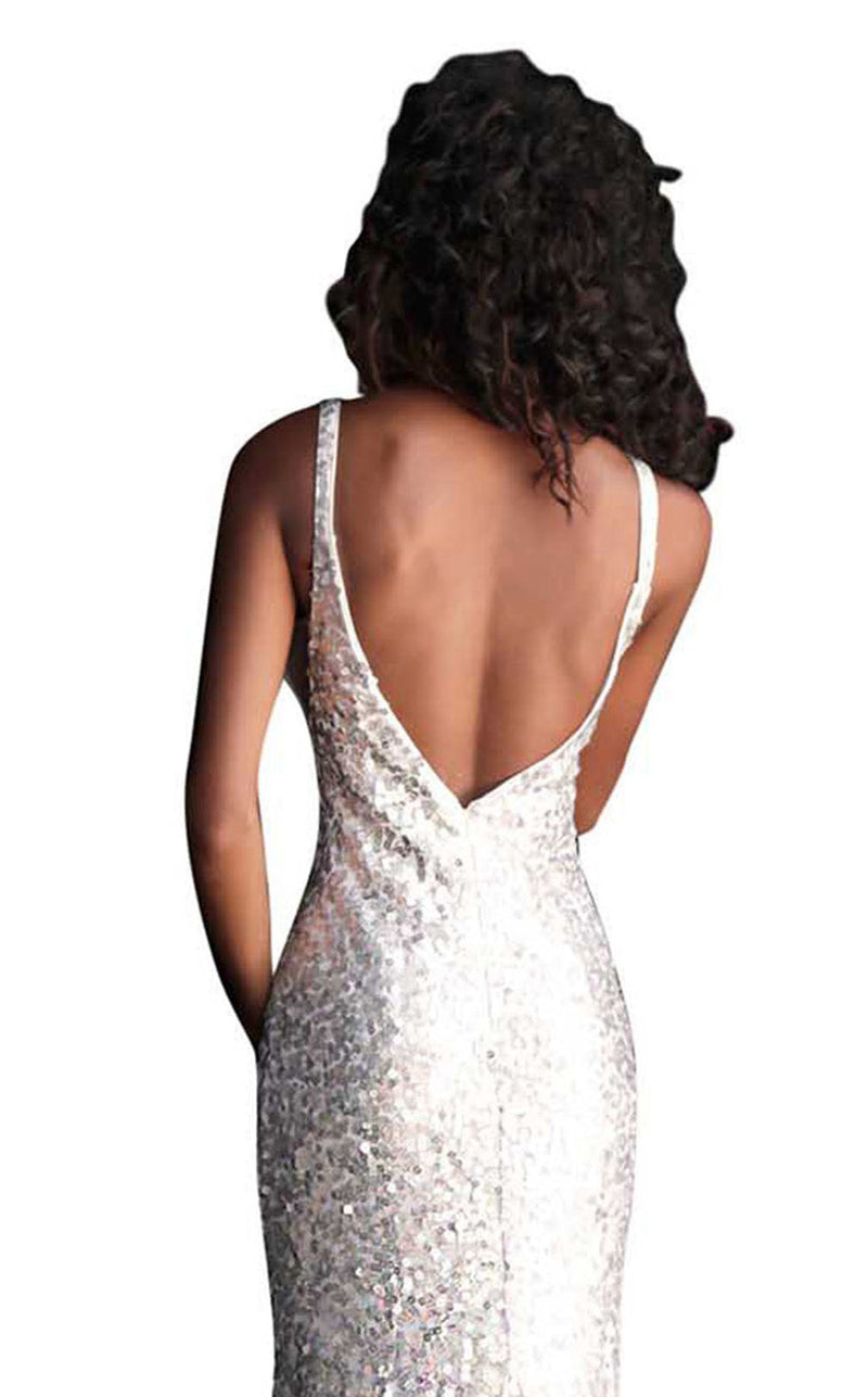 Jovani 62090 Silver/White