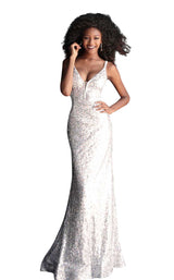 Jovani 62090 Silver/White