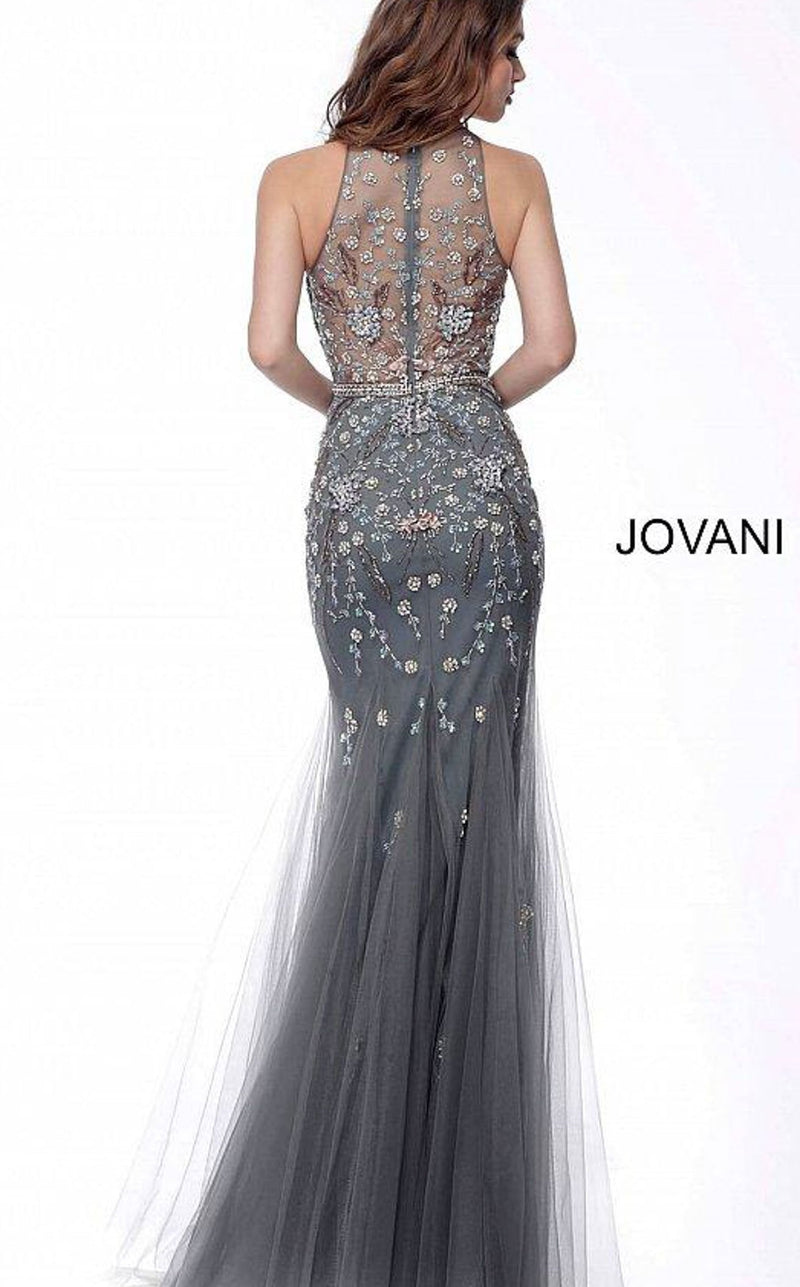 Jovani 62157BG Grey Multi