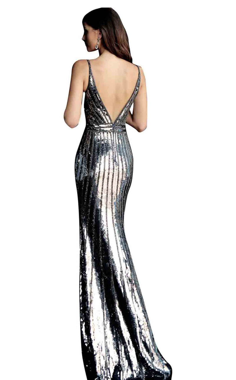 Jovani 62487 Gunmetal