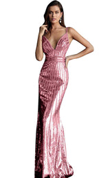 Jovani 62487 Rose Gold