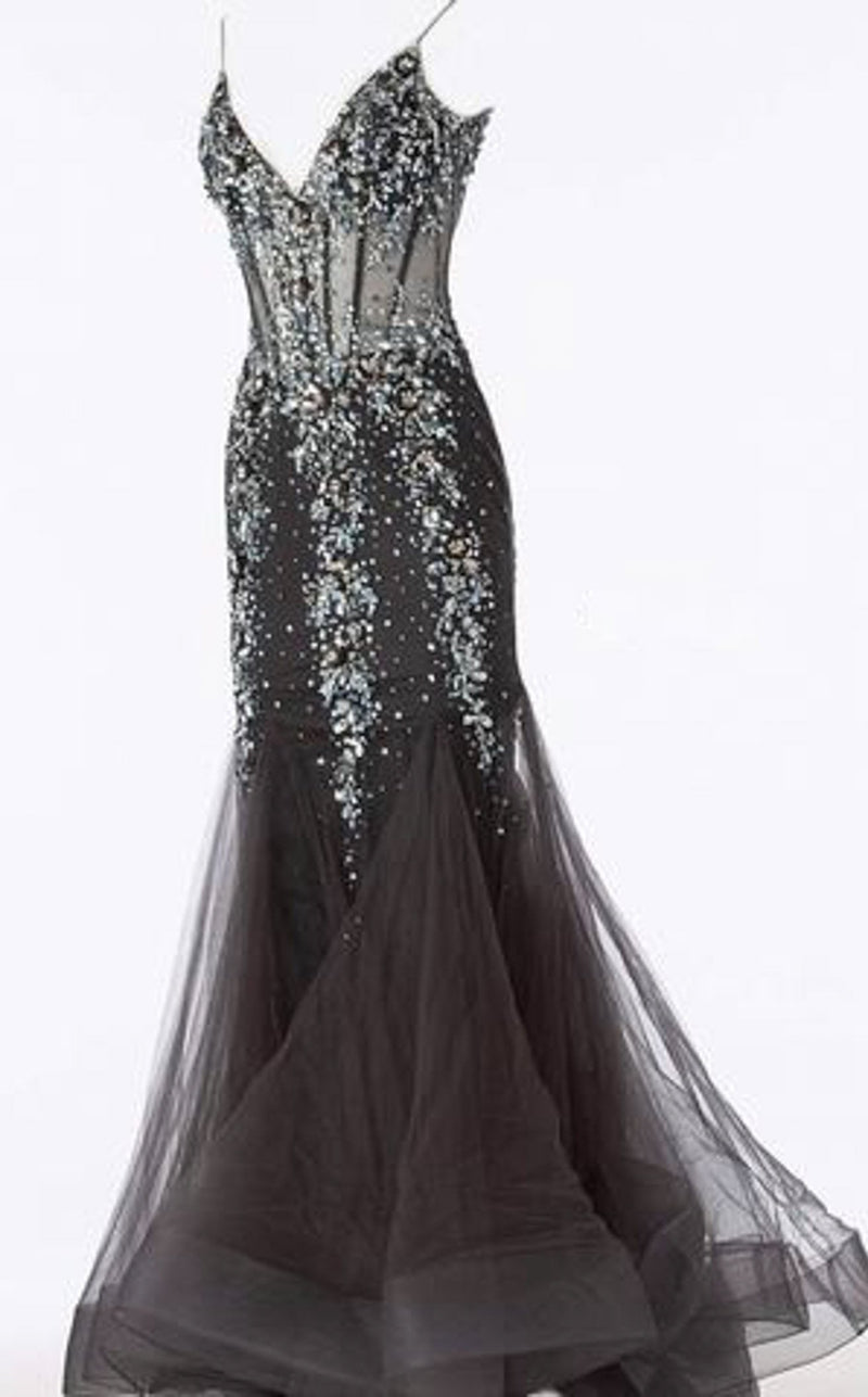 Jovani 62526bg Charcoal