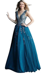 Jovani 62619 Teal