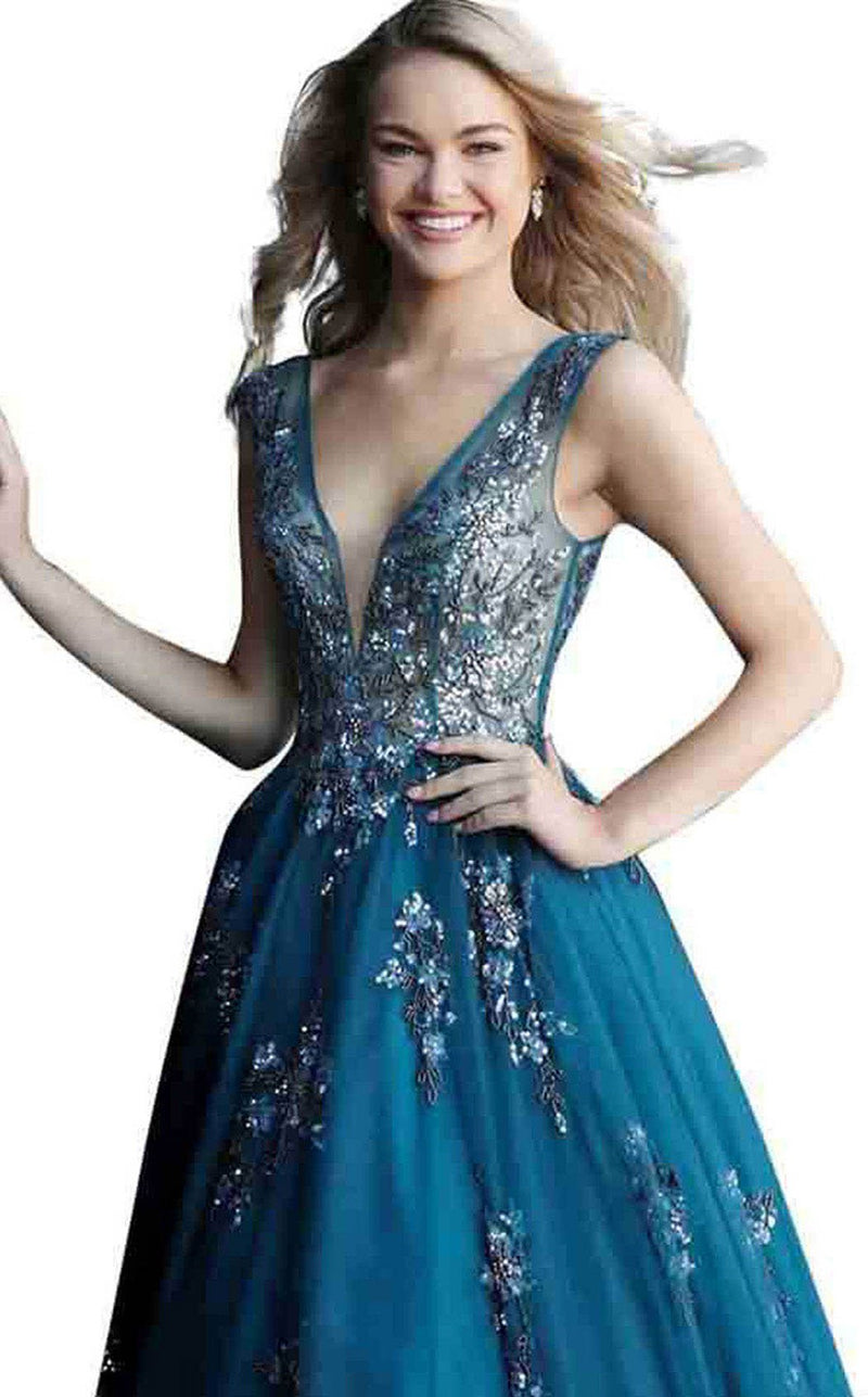 Jovani 62619 Teal