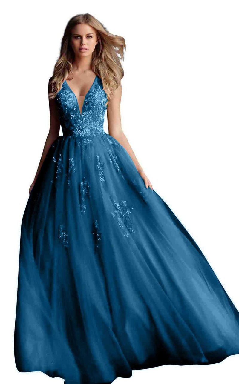 Jovani 62619 Teal