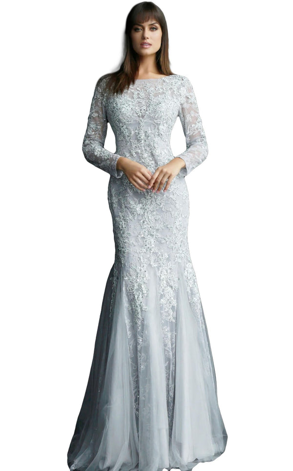 Jovani 62766bg Silver