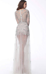 Jovani 62991BG Off White/Nude