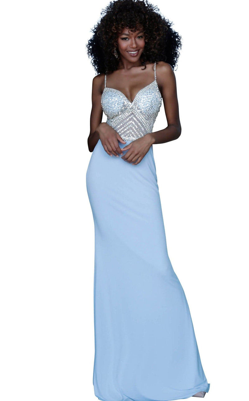 Jovani 63147 Light Blue