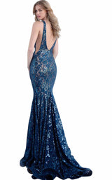 Jovani 63437BG Teal