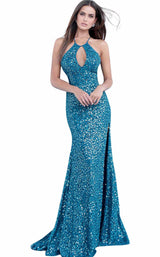 Jovani 63493 Teal