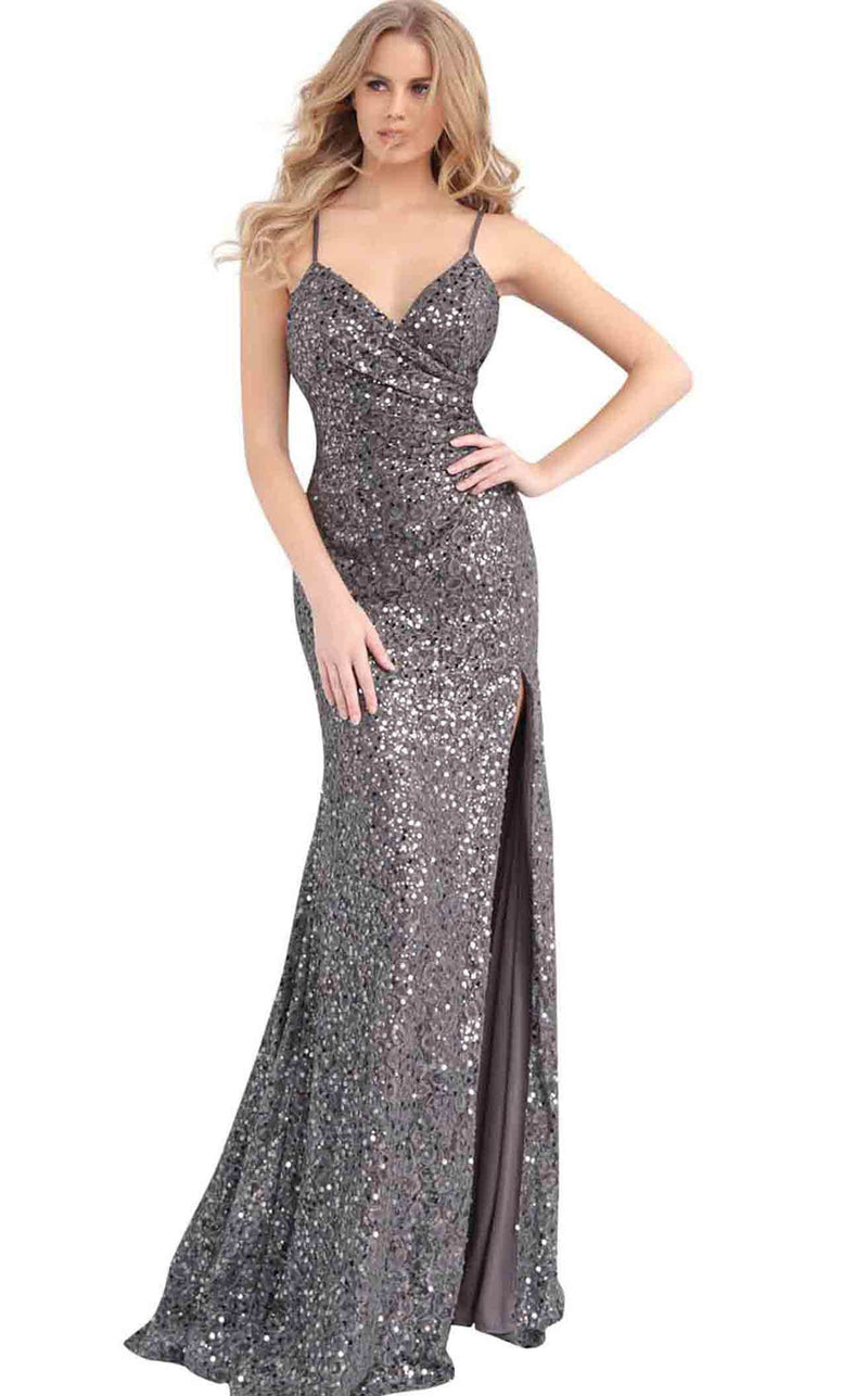 Jovani 63494 Charcoal