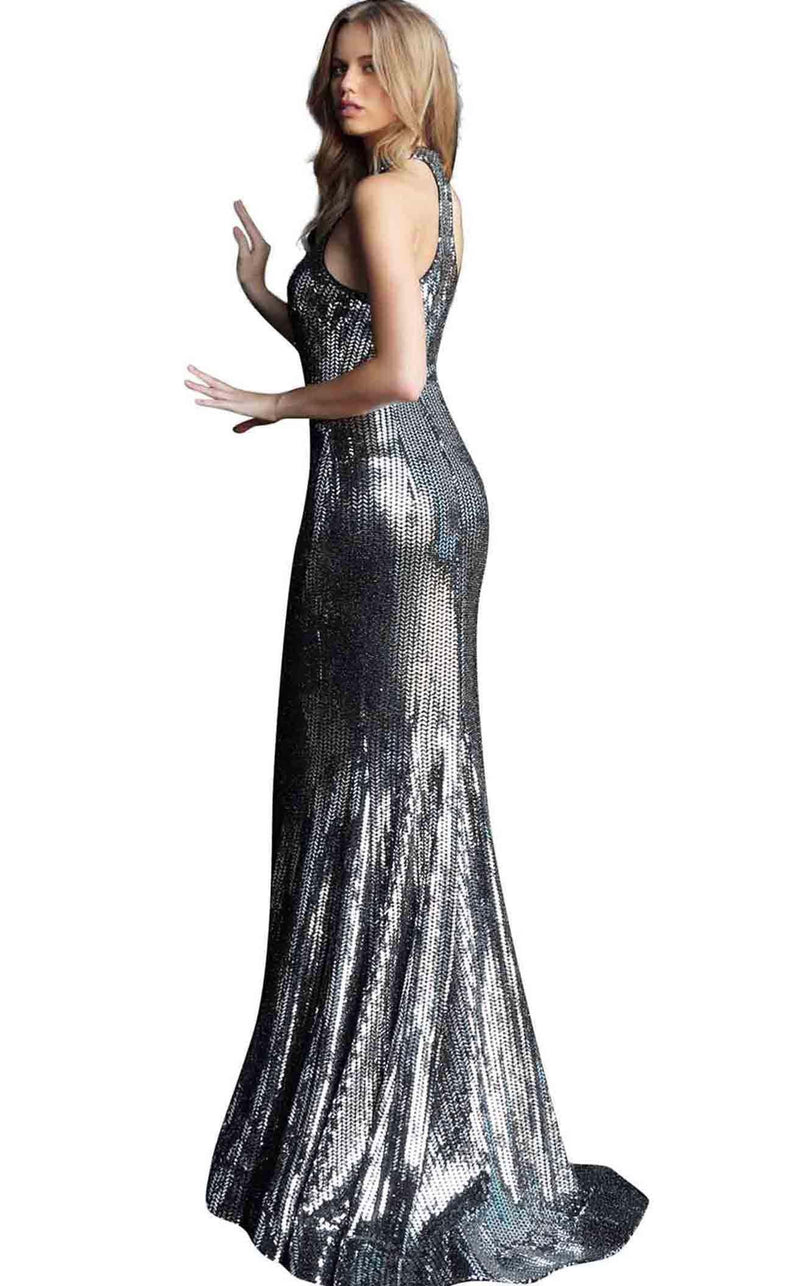 Jovani 63510 Black/Silver