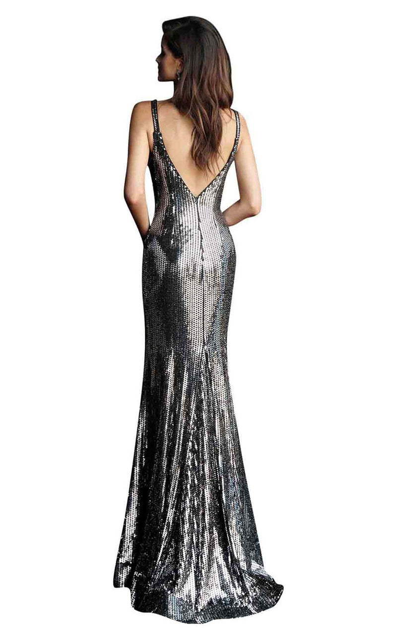 Jovani 63511 Black/Silver