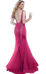 Jovani 63700BG Burgundy