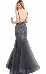 Jovani 63700BG Charcoal