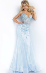 Jovani 63704 Light Blue