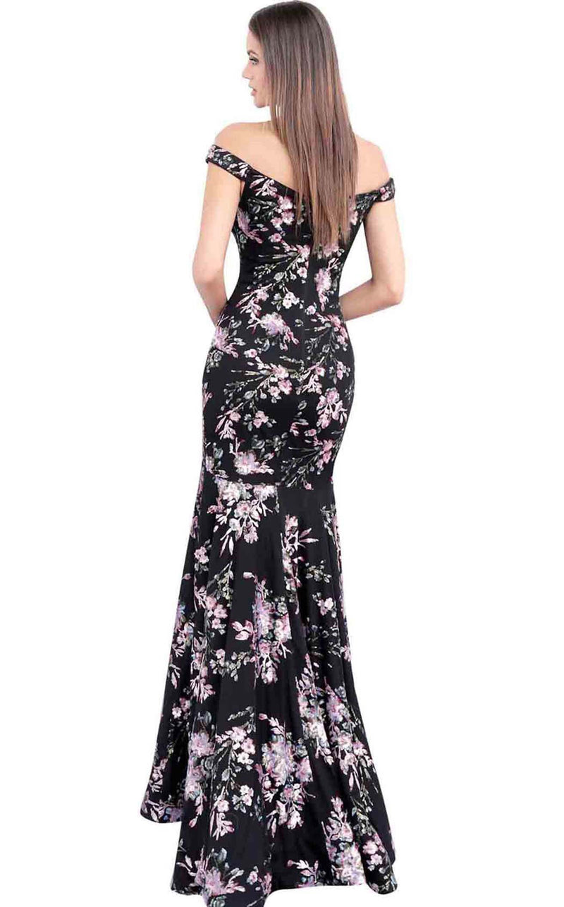 Jovani 63951BG Black Multi