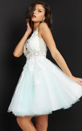 Jovani 63987 Off-White-Light-Blue