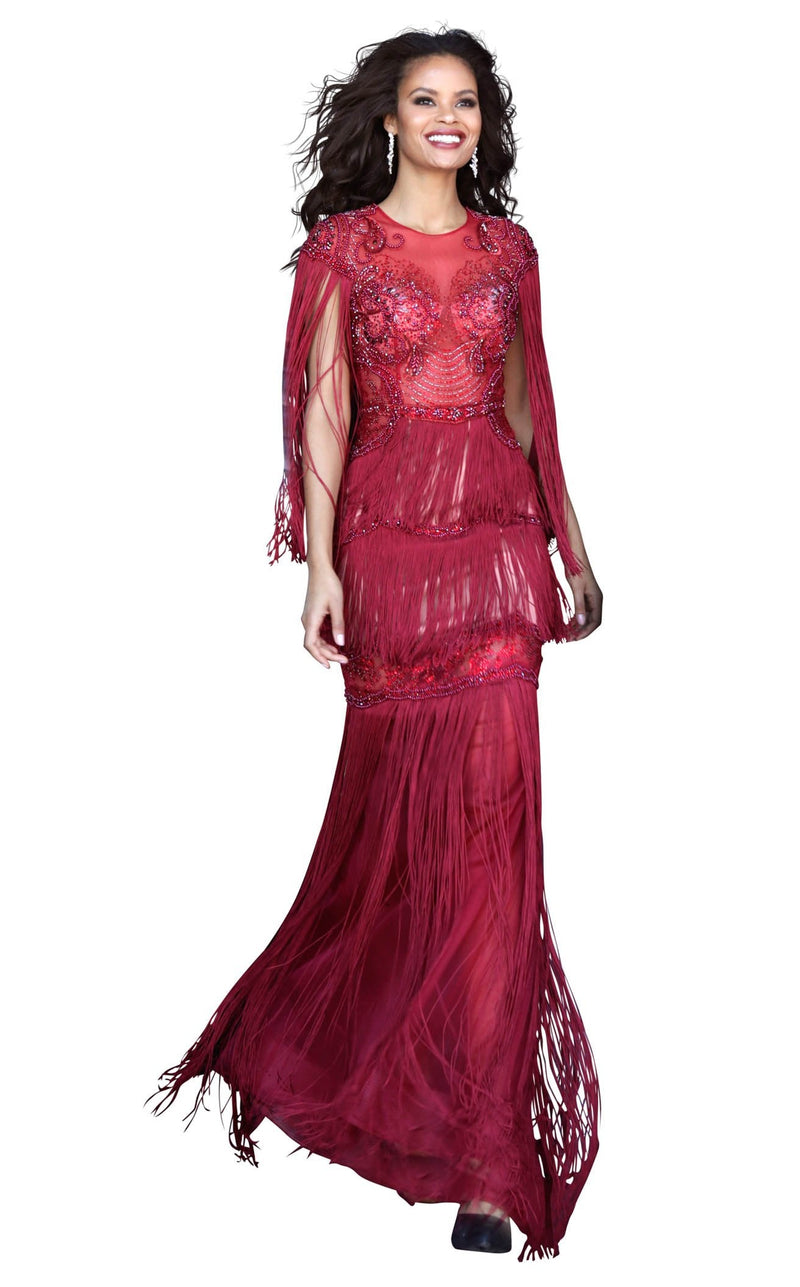 Jovani 64137 Burgundy