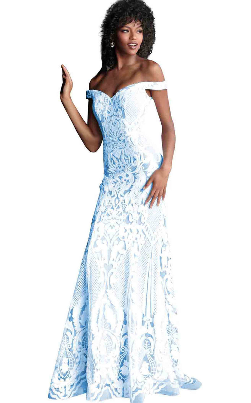 Jovani 64277 Light Blue