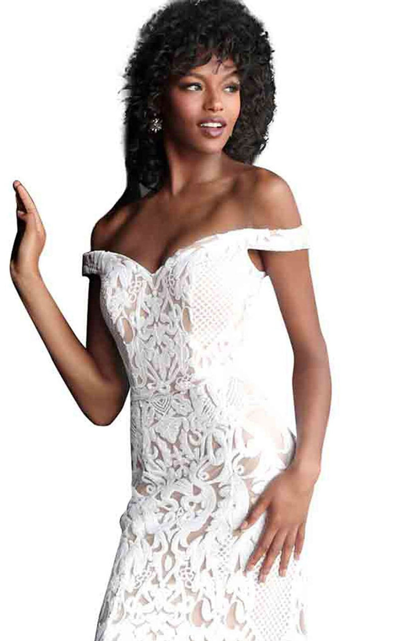 Jovani 64277BG Off White