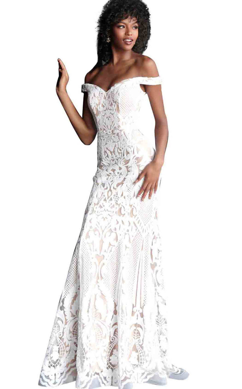 Jovani 64277 Off White