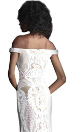 Jovani 64277BG Off White