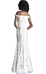 Jovani 64277BG Off White