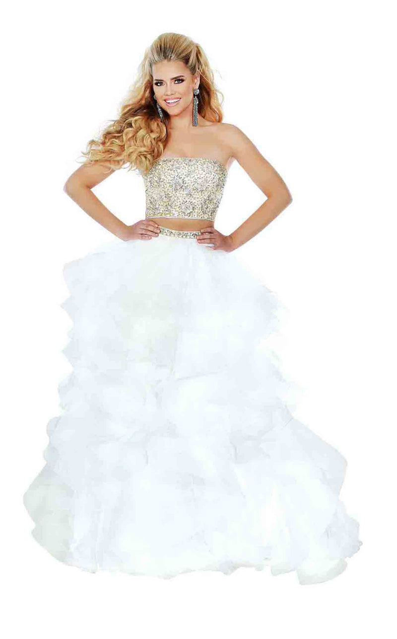 Jasz Couture 6460 Ivory/Gold