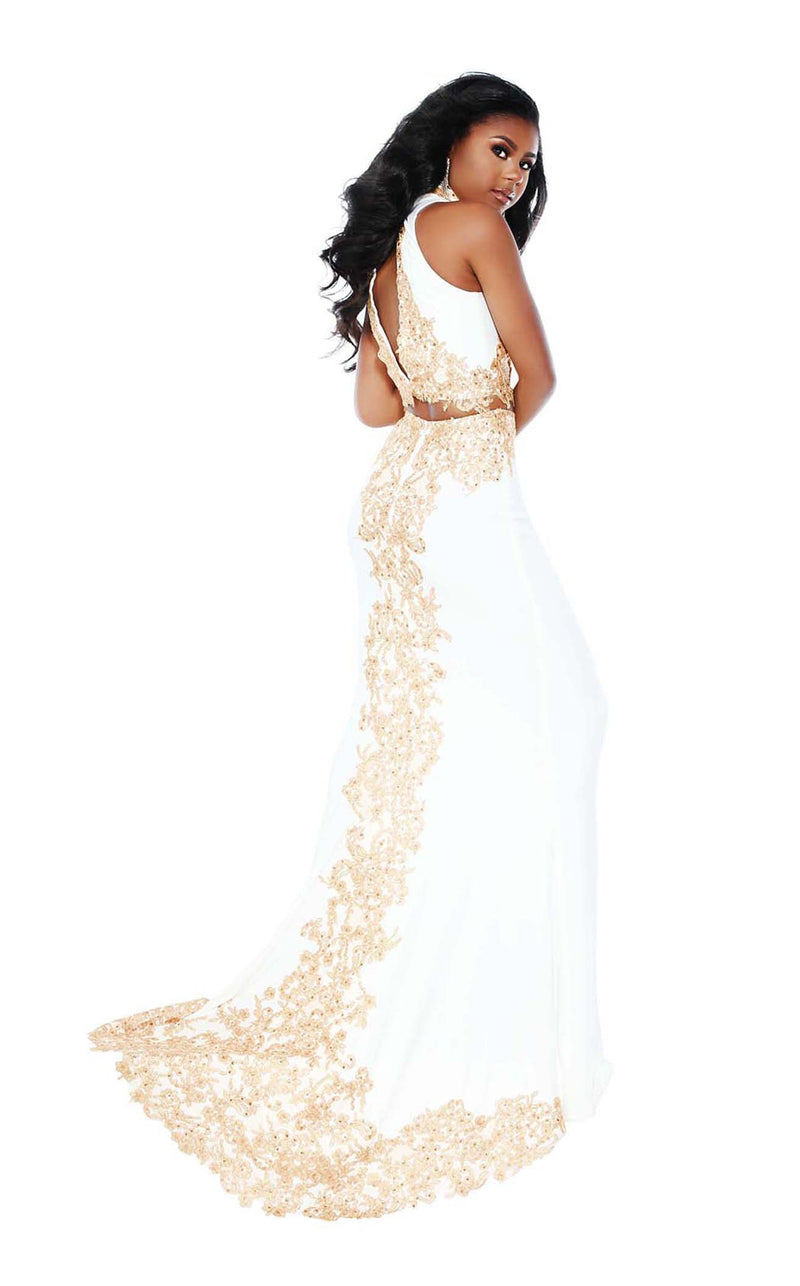 Jasz Couture 6476 Ivory/Gold