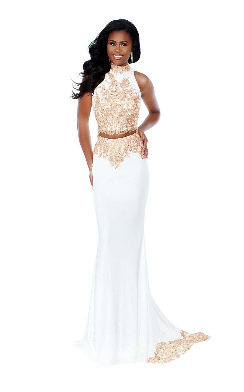 Jasz Couture 6476 Ivory/Gold