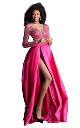 Jovani 64949 Fuchsia