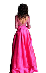 Jovani 64949 Fuchsia