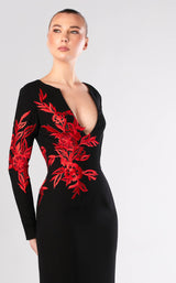 Edward Arsouni Couture FW650 Black/Red