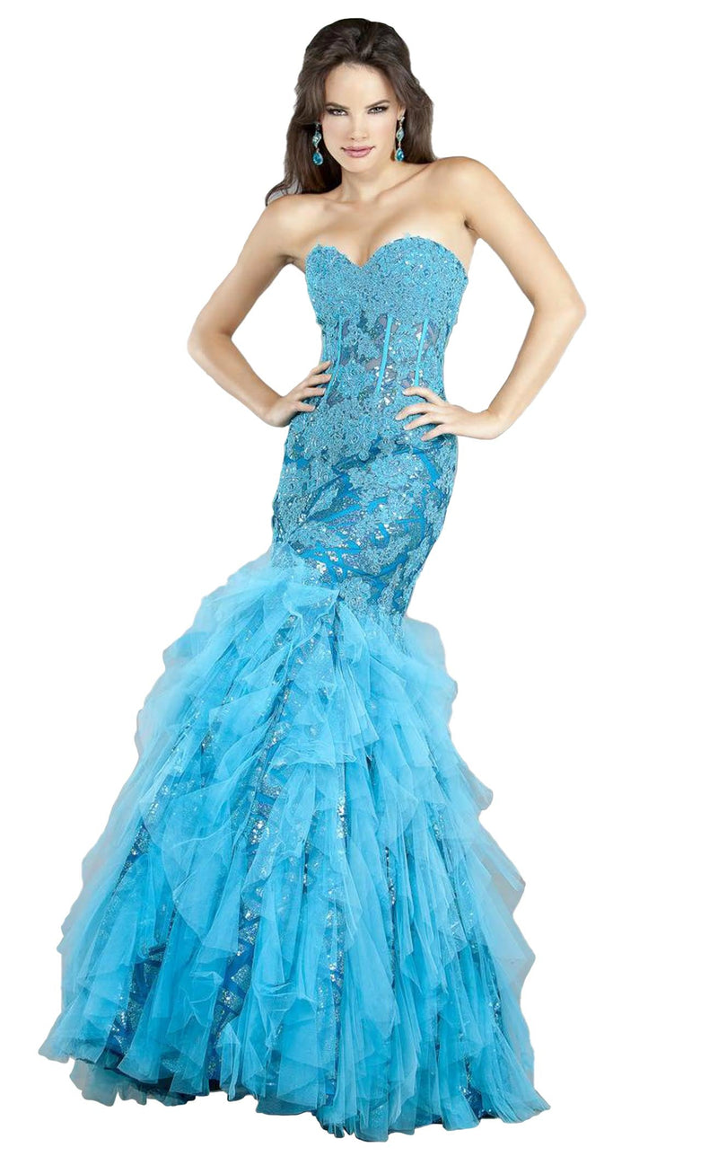 Jovani 6513 Turquoise