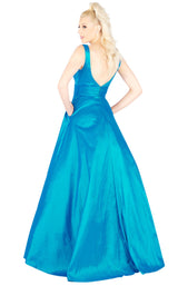 Mac Duggal 65514L Peacock