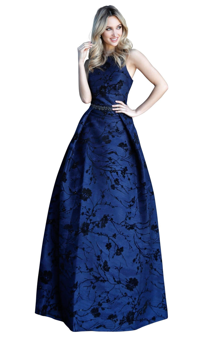 Jovani 66103 Navy-Black