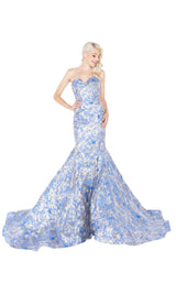 Mac Duggal 66219M Blue-Gold