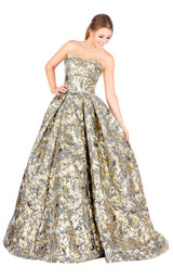 Mac Duggal 66222H Black/Gold