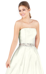 Mac Duggal 66326H Ivory