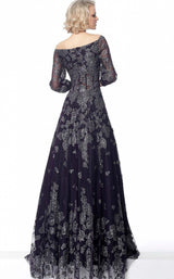 Jovani 66355bg Purple/Silver