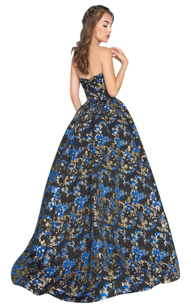 Mac Duggal 66555H Royal/Black