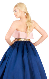 Mac Duggal 66722H Blush-Navy