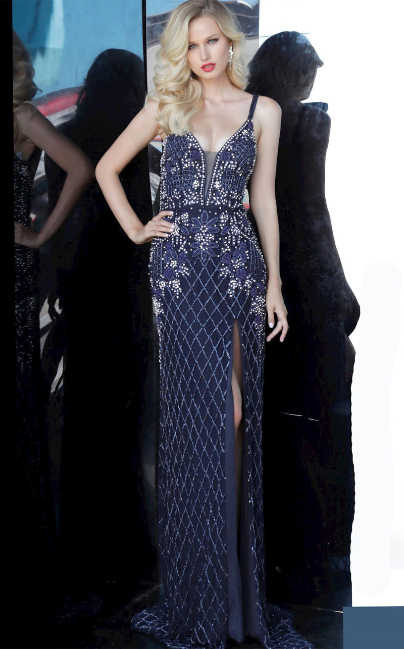 Jovani 66778BG Navy