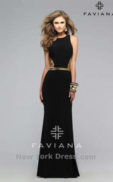 Faviana 7734 Black/Gold